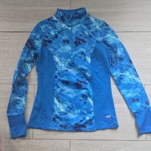 Marika Blue Performance Wear Top
